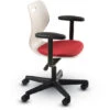 Intellect Wave® Upholstered Seat Task Chair With Arms (with Carpet Casters) - Large -Office Supplies Shop ECD UTS A 1