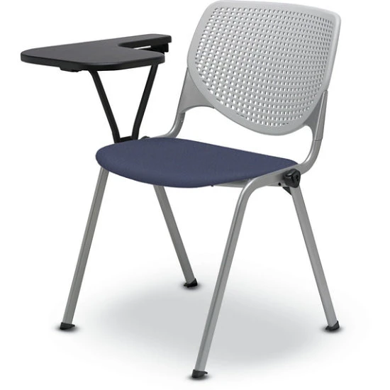 Kool Multi-Use Stack Chair With Vinyl Seat And Tablet Arm 3 Kool Multi-Use Stack Chair With Vinyl Seat And Tablet Arm