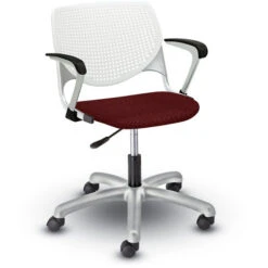 Kool Series Task Chair With Arms And Fabric Seat