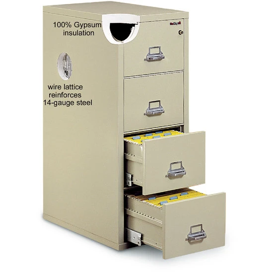 Classic 4 Drawer Vertical File 5 Classic 4 Drawer Vertical File - Image 3