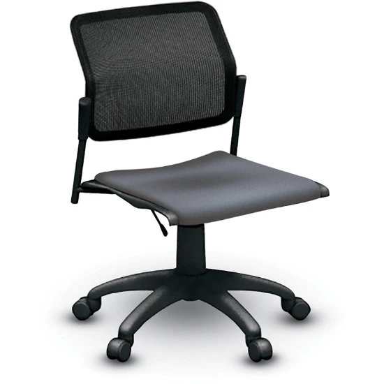 Global Sonic™ Task Chair With Fabric Seat & Mesh Back - Armless 6 Global Sonic™ Task Chair With Fabric Seat & Mesh Back - Armless - Image 4