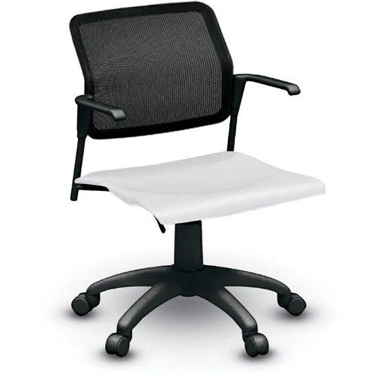 Global Sonic™ Task Chair With Plastic Seat & Mesh Back - With Arms 4 Global Sonic™ Task Chair With Plastic Seat & Mesh Back - With Arms - Image 2