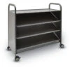 Callero Plus Tilted Shelf Book Cart 2 Callero Plus Tilted Shelf Book Cart -Office Supplies Shop GCT 024 1