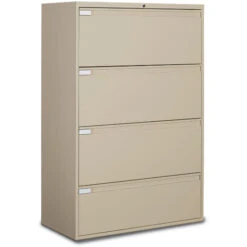 Global 9300 Plus Series Four Fixed Drawer Lateral File