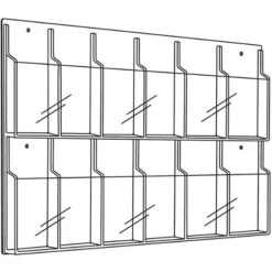 Reveal™ Pamphlet Display With 12 Pockets -Office Supplies Shop GP P12 2
