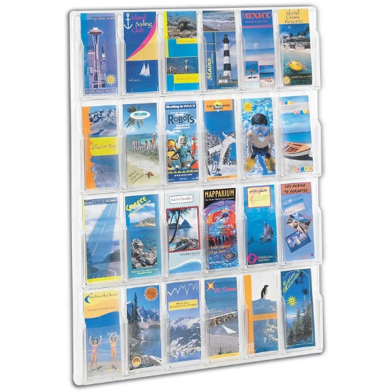 Reveal™ Pamphlet Display With 24 Pockets 3 Reveal™ Pamphlet Display With 24 Pockets