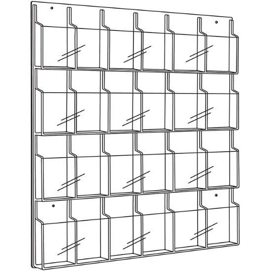 Reveal™ Pamphlet Display With 24 Pockets 4 Reveal™ Pamphlet Display With 24 Pockets - Image 2