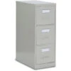 Global 2600 Series Three Drawer Vertical File -26-1/2"D -Office Supplies Shop GVF 3L 1
