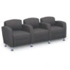Accompany Metal Leg Three-Seat Lounge (Grade 2-Vinyl)