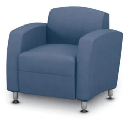Accompany Metal Leg Lounge Chair (Grade 2-Fabric)