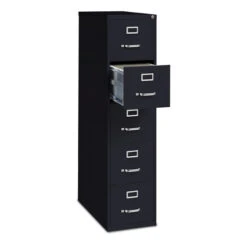 28.5" Deep Vertical Files - 5 Drawer, Letter