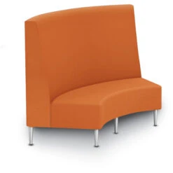 Eve Inside Facing 60° Banquette Loveseat (Grade 2-Fabric)