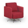 Eve Club Chair W/ Arms & Returning Swivel Base (Grade 1-Fabric) -Office Supplies Shop HEC SCC 1
