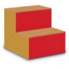 Flex 2-Tier, Upholstered Sides, Wood Steps -Office Supplies Shop HFX 2TW D 1