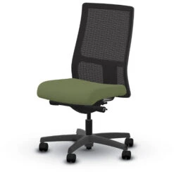 Ignition® Work Mid-Back, Pneumatic, Back Height Adjustment, Synchro-Tilt, Tilt Tension, Tilt Lock, Seat Glide - Upholstered Seat & Mesh Back - Grade 3 Vinyl -Office Supplies Shop HG MB2M V 4