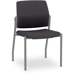 Ignition® Multi-Purpose Stack Chair Four-Leg - Armless - Upholstered Seat & Back - Grade 3 Fabric
