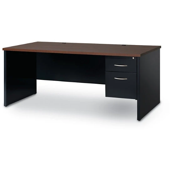 Hirsh® Modular Desks 36D X 72W Single Pedestal Desk Arch Pull Handles 5 Hirsh® Modular Desks 36D X 72W Single Pedestal Desk Arch Pull Handles - Image 3