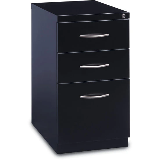 Hirsh® 23-inch Deep Mobile Pedestal File 3-Drawer Box/Box/File With Arch Pull 4 Hirsh® 23-inch Deep Mobile Pedestal File 3-Drawer Box/Box/File With Arch Pull - Image 2