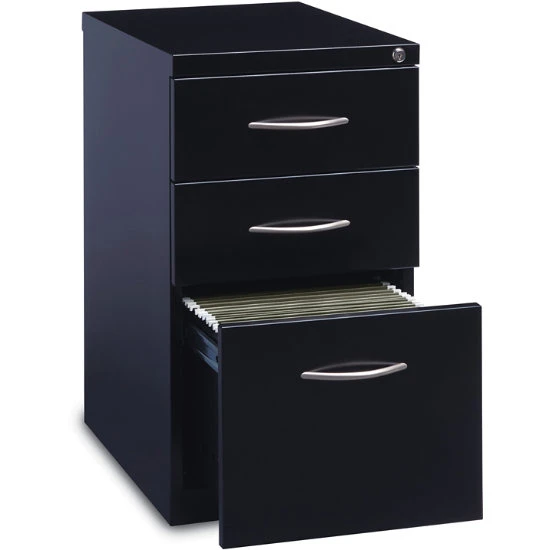 Hirsh® 23-inch Deep Mobile Pedestal File 3-Drawer Box/Box/File With Arch Pull 5 Hirsh® 23-inch Deep Mobile Pedestal File 3-Drawer Box/Box/File With Arch Pull - Image 3