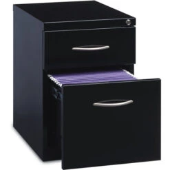 Hirsh® 20-inch Deep Mobile Pedestal File 2-Drawer Box/File With Arch Pull -Office Supplies Shop HIPD BF 3