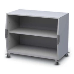 Explorer Series Cubby Storage Cart W/ 2 Shelves