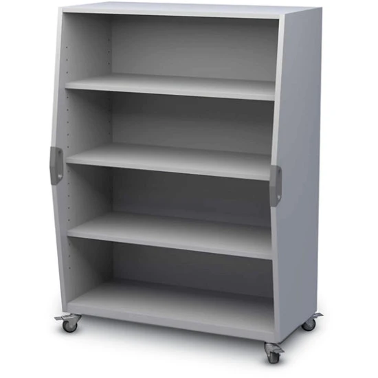 Explorer Series Tall Storage Cart W/ 1 Fixed & 2 Adj. Shelves 3 Explorer Series Tall Storage Cart W/ 1 Fixed & 2 Adj. Shelves