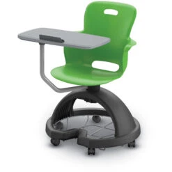 Ethos 18" Storage Base W/ Casters; Articulating Worksurface; Tablet Holder