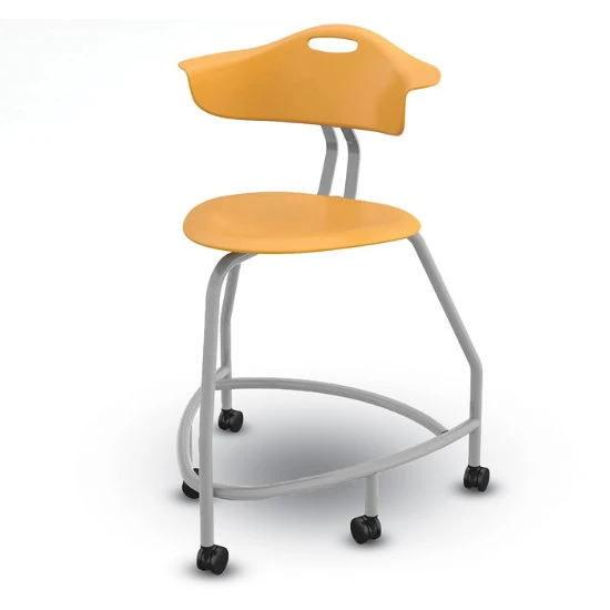 360 Stool W/ Back & Casters - 24"H Seat 3 360 Stool W/ Back & Casters - 24"H Seat