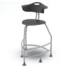 360 Stool W/ Back & Glides - 30"H Seat