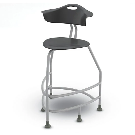 360 Stool W/ Back & Glides - 30"H Seat 3 360 Stool W/ Back & Glides - 30"H Seat