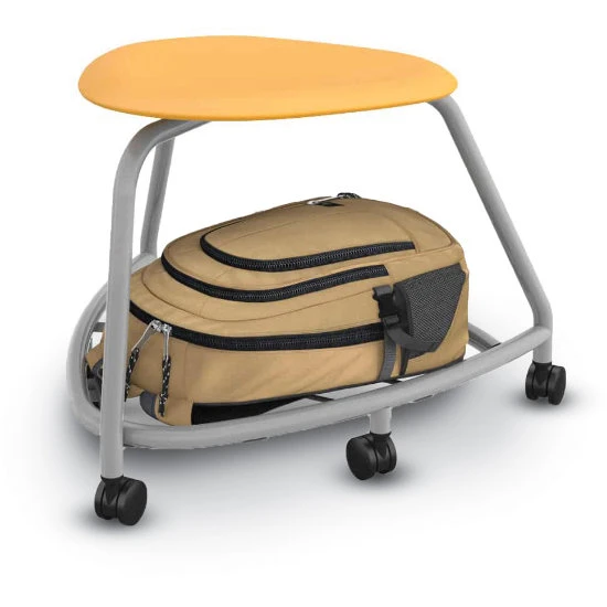 360 Chair W/out Back, Bookbag Rack & Casters - 18"H Seat 4 360 Chair W/out Back, Bookbag Rack & Casters - 18"H Seat - Image 2