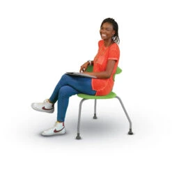 360 3-Leg Chair W/ Back & Glides - 18"H Seat -Office Supplies Shop HKTS LBG18 4