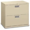 HON Brigade 600 Series 2-Drawer Lateral File With Locks (30"Wx19-1/4"D) -Office Supplies Shop HLF 302 1