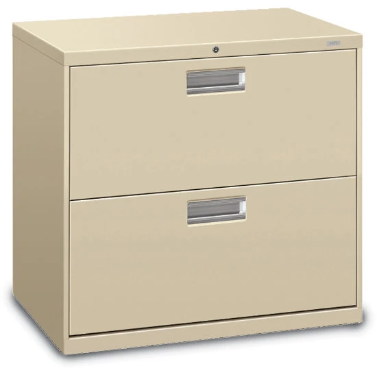 HON Brigade 600 Series 2-Drawer Lateral File With Locks (30"Wx19-1/4"D) 3 HON Brigade 600 Series 2-Drawer Lateral File With Locks (30"Wx19-1/4"D)