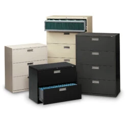 HON Brigade 600 Series 5-Drawer Lateral File With Locks (30"Wx19-1/4"D) -Office Supplies Shop HLF 305 2