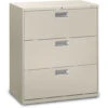 HON Brigade 600 Series 3-Drawer Lateral File With Locks (36"Wx19-1/4"D) -Office Supplies Shop HLF 363 1