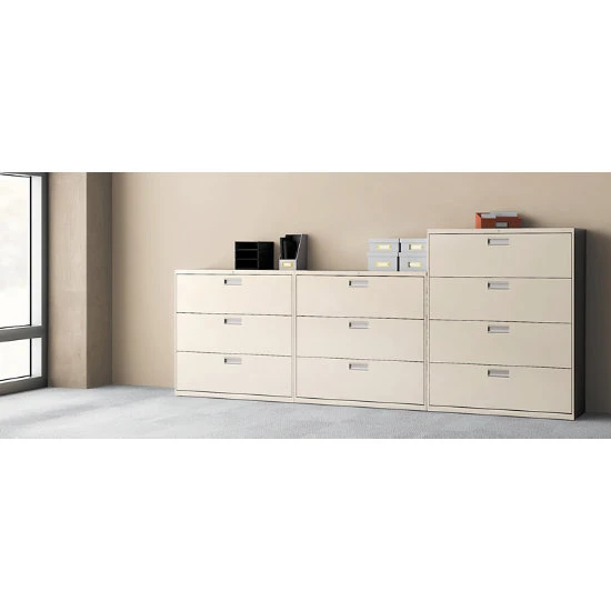 HON Brigade 600 Series 3-Drawer Lateral File With Locks (42"Wx19-1/4"D) 4 HON Brigade 600 Series 3-Drawer Lateral File With Locks (42"Wx19-1/4"D) - Image 2