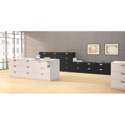 HON Brigade 600 Series 4-Drawer Lateral File With Locks (42"Wx19-1/4"D) -Office Supplies Shop HLF 424 2
