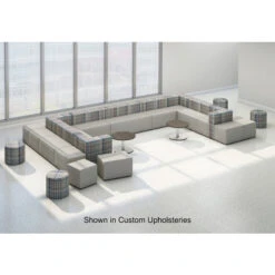 Flex 2-Seat Bench/Ottoman (Grade 1-Vinyl) -Office Supplies Shop HLX C1VG 4