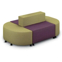 Flex 2-Seat Bench/Ottoman (Grade 1-Vinyl) -Office Supplies Shop HLX C1VG 5