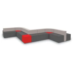 Flex 3-Seat Bench/Ottoman (Grade 2-Fabric) -Office Supplies Shop HLX D1FG D 3