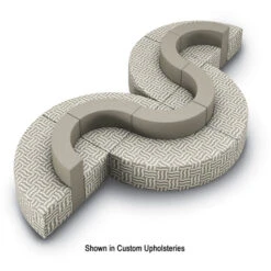 Flex 90° Arc Bench/Ottoman (Grade 1-Fabric) -Office Supplies Shop HLX F1FG 4