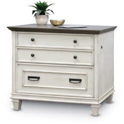 Hartford Office Lateral File In Linen White