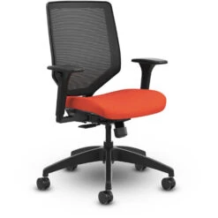 Solve™ Mid-Back Task, Ilira®-Stretch Back, Pneumatic, Swivel, SynchroTilt, Tilt Tension, Tilt Lock - Grade 1 Fabric -Office Supplies Shop HSV 1TC 3