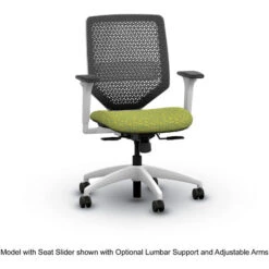 Solve™ Mid-Back Task In DW, ReActiv™ Back, Pneumatic, Swivel, Synchro-Tilt, Tilt Tension, Tilt Lock - Grade 2 Fabric -Office Supplies Shop HSV 2TCW D 4