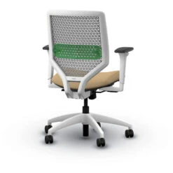 Solve™ Mid-Back Task In DW, ReActiv™ Back, Pneumatic, Swivel, Synchro-Tilt, Tilt Tension, Tilt Lock - Grade 1 Fabric -Office Supplies Shop HSV 2TCW 5