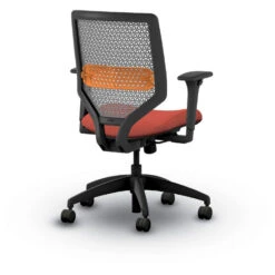 Solve™ Mid-Back Task, ReActiv™ Back, Pneumatic, Swivel, Synchro-Tilt, Tilt Tension, Tilt Lock - Grade 1 Fabric -Office Supplies Shop HSV 2TC 5