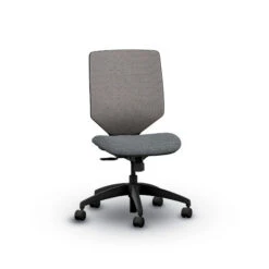 Solveâ„¢ Mid-Back Task, Upholstered Back, Pneumatic, Swivel, Synchro-Tilt, Tilt Tension, Tilt Lock - Grade 2 Fabric