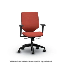 Solve™ Mid-Back Task, Upholstered Back, Pneumatic, Swivel, Synchro-Tilt, Tilt Tension, Tilt Lock - Grade 1 Fabric -Office Supplies Shop HSV 3TC 3