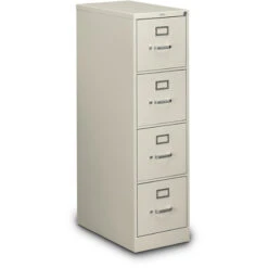 HON 510 Series 4-Drawer, Full-Suspension File, Letter - 52"H X 25"D